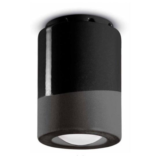 keramia fekete spot mediterran rusztikus videki toszkan olasz lampa vilagitas mennyezeti nappali halo konyha etkezo lameridiana ferroluce deco budapest lampak.jpg
